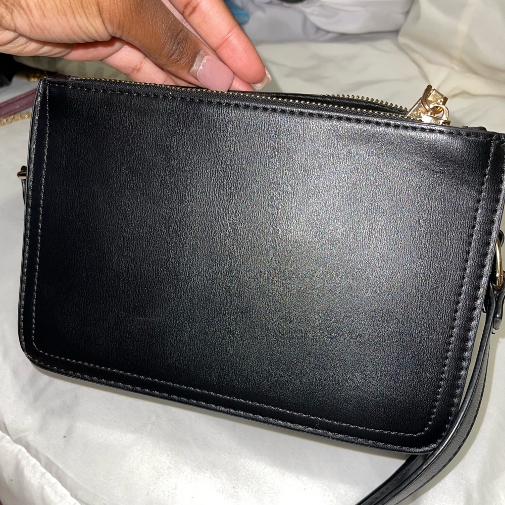 Plain Black cross body